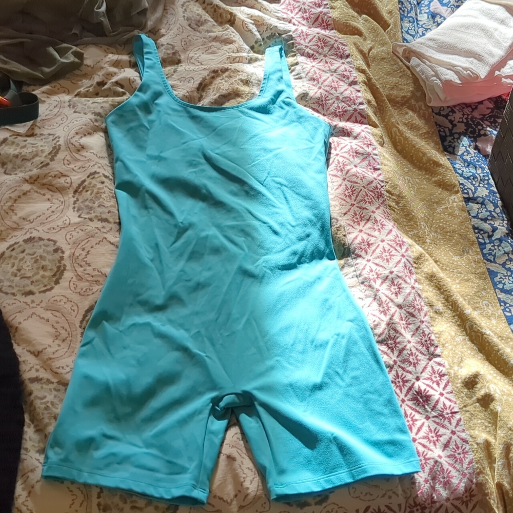 Girlfriend collective prism bike unitard NEVER WORN